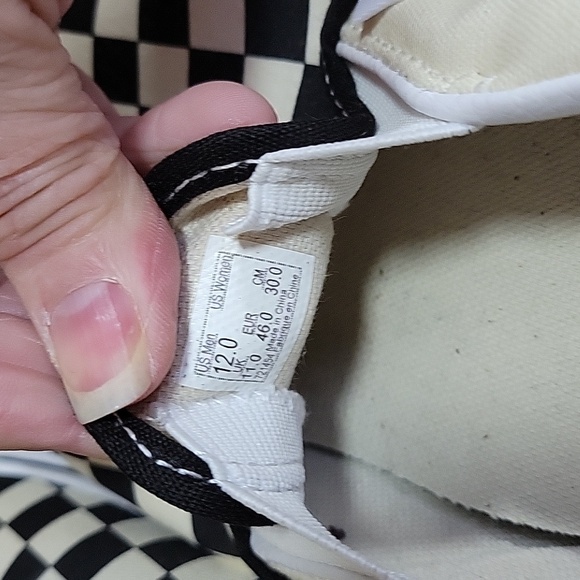 NWT- Vans ‘Off the Wall’ Classic Checker Slip-on Sneaker - Picture 9 of 10